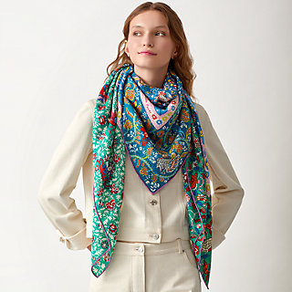Jardins de Soie shawl 140 | Hermès Singapore